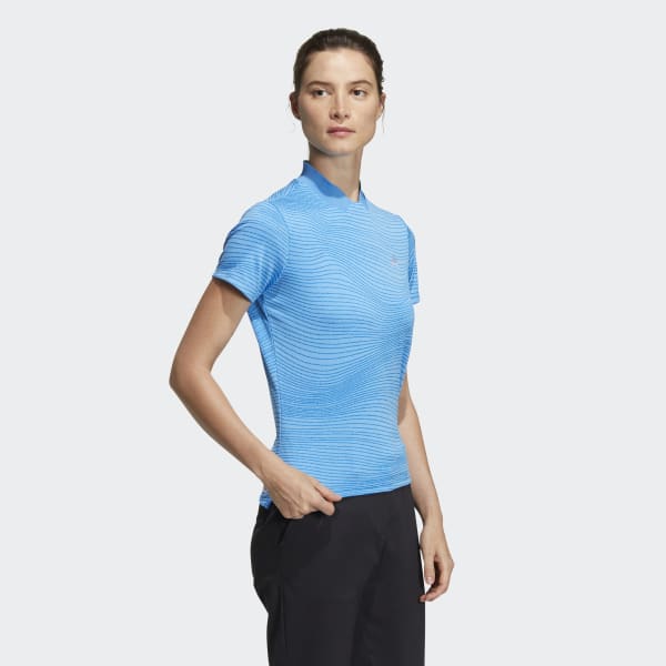 Blau Made to be Remade Rib Collar Poloshirt