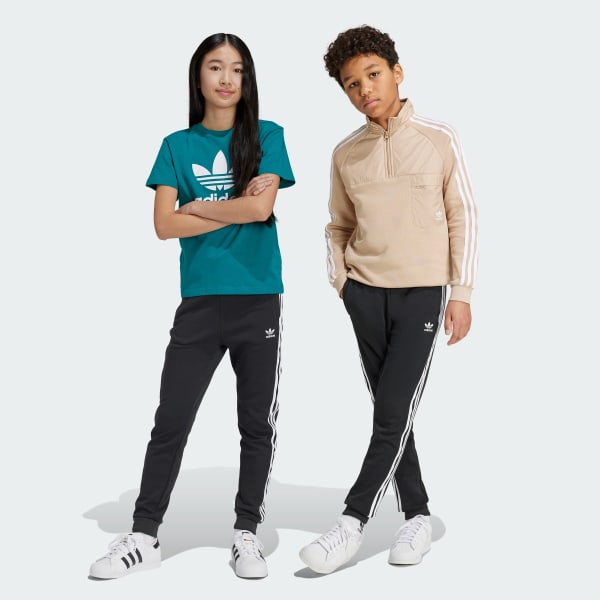 Noir Pantalon Trèfle Enfants