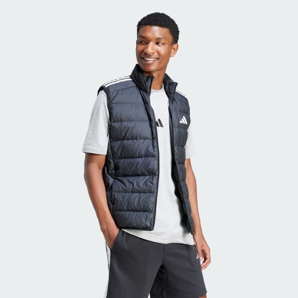 Grey Essentials 3-Stripes Single Jersey Tee