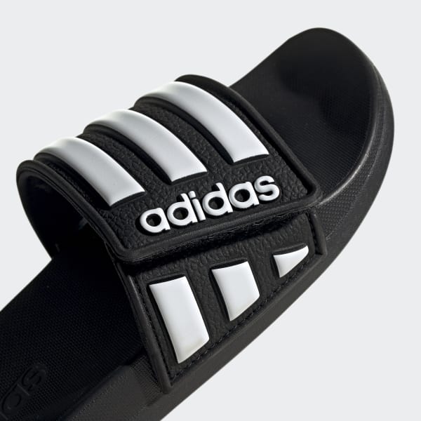 Black Adilette Comfort Adjustable Slides GTD13