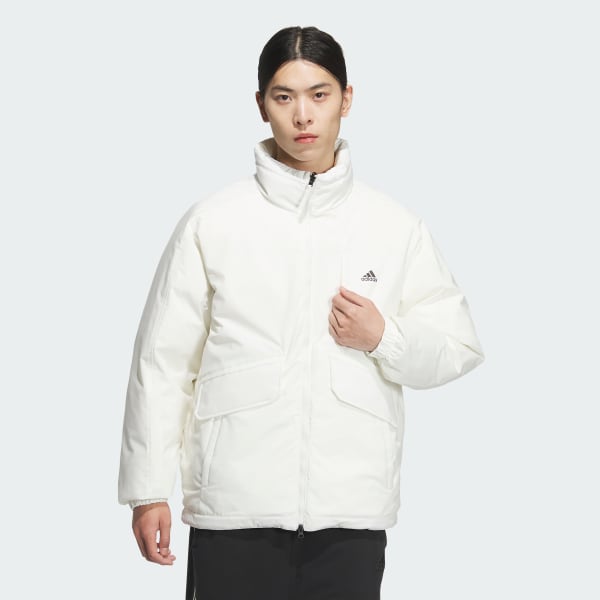 White 머스트해브 3S 루즈 핏 리버서블 다운 재킷