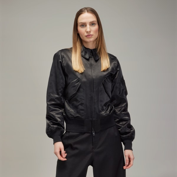 Siyah Y-3 Bomber Ceket