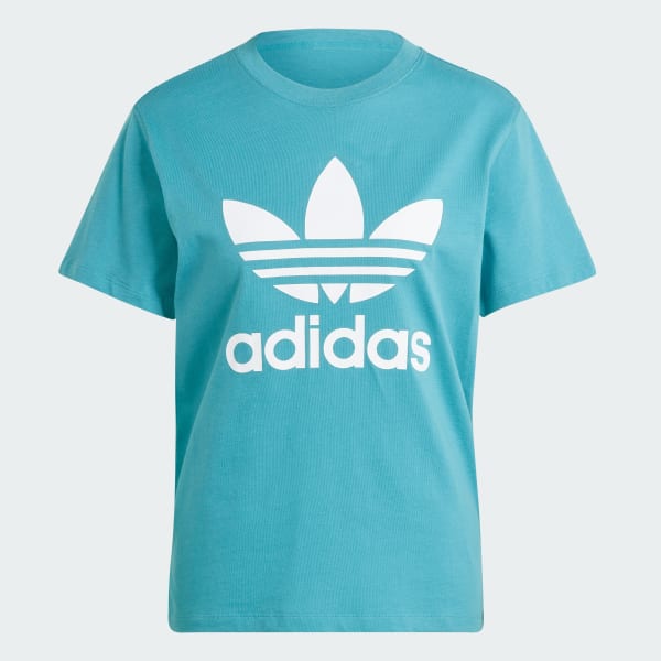 Turquoise Adicolor Classics Trefoil T-shirt