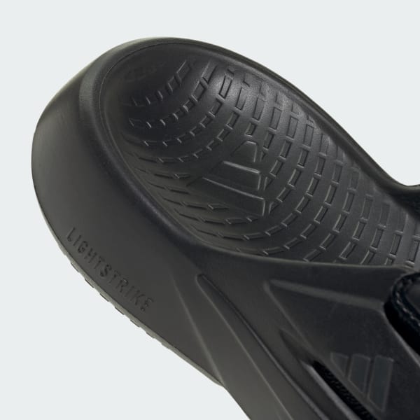 alo ユニセックス イット スライド adidas Lightblaze Slides - Black | Free Shipping with