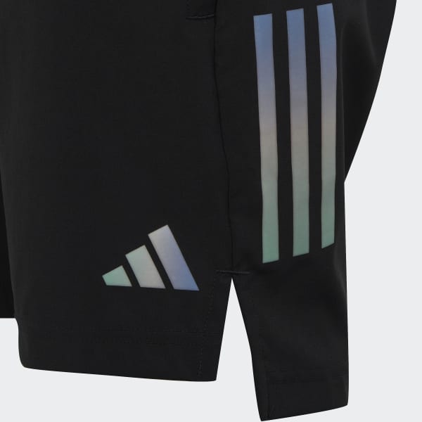 Μαύρο AEROREADY 3-Stripes Woven Shorts