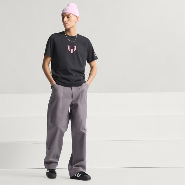 Schwarz Messi Graphic T-Shirt