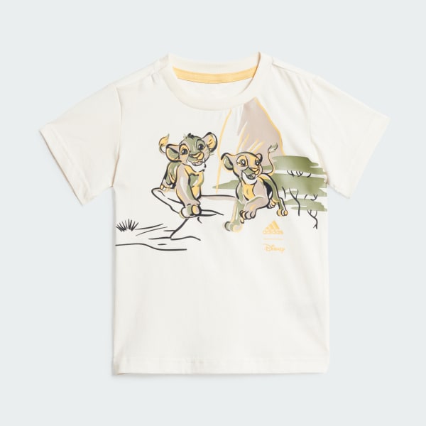 Blanco Conjunto Disney Lion King Polo y Shorts