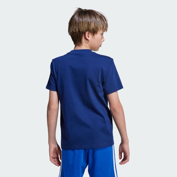 Azul Polera Essentials Niños