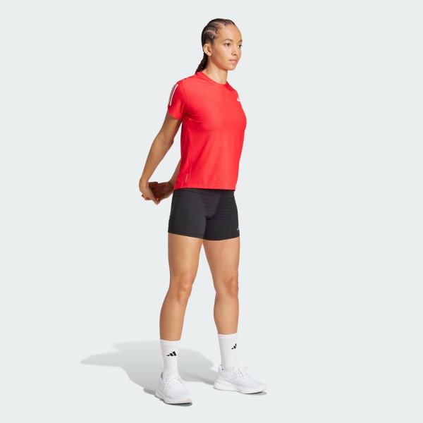 Red Own The Run Tee