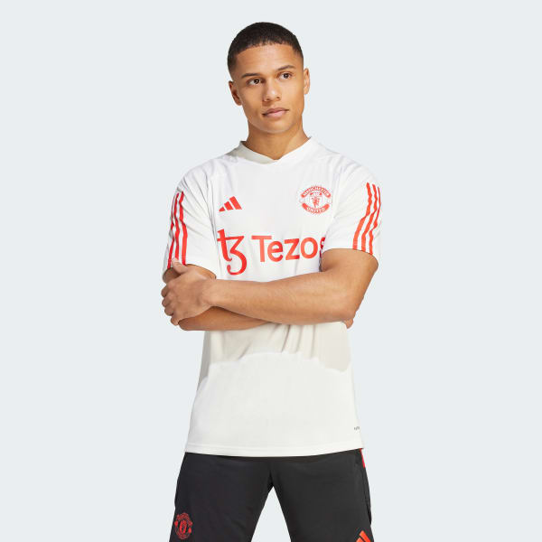 adidas Football Manchester United t-shirt in white