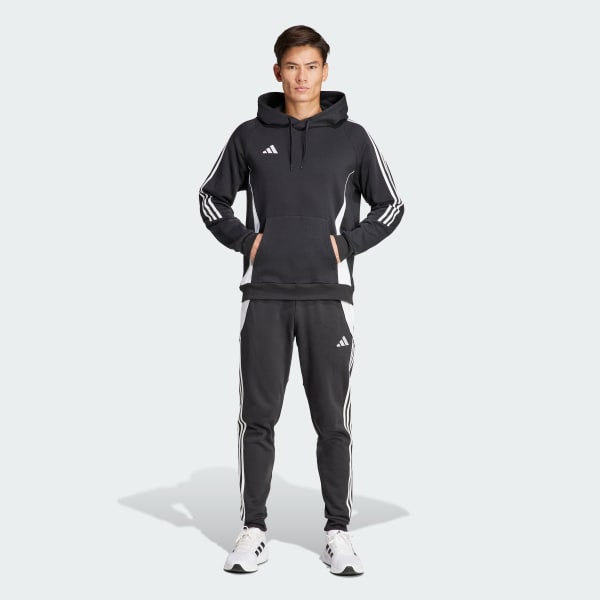 Felpa adidas nera outfit shop