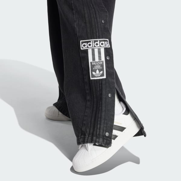 Adidas black jeans online