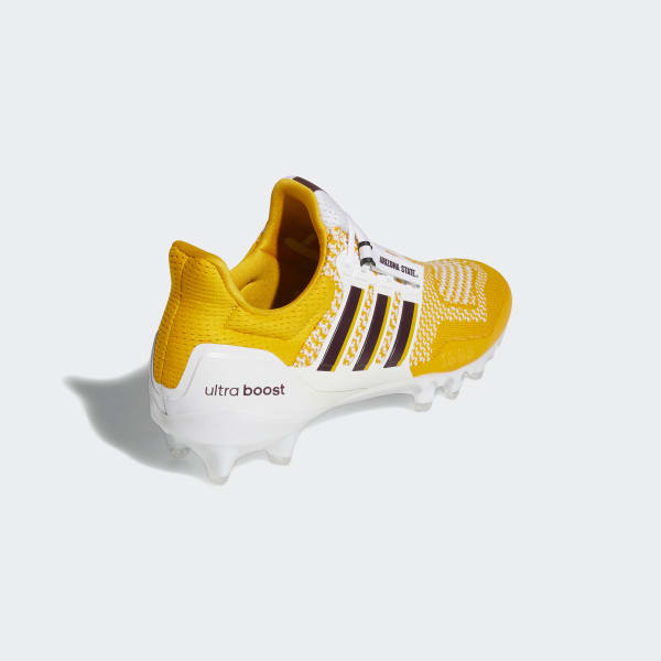 Yellow adidas football cleats hot sale