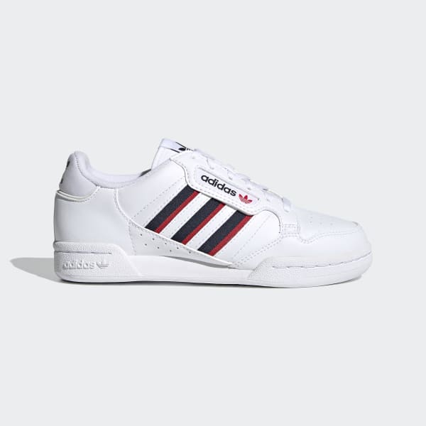 meer Titicaca token pensioen adidas Continental 80 Stripes Schoenen - wit | adidas Belgium