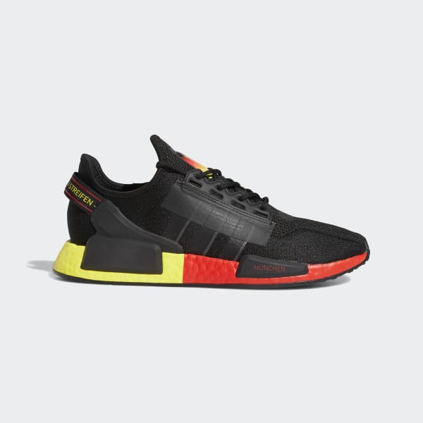 adidas nmd_r1 black & red shoes