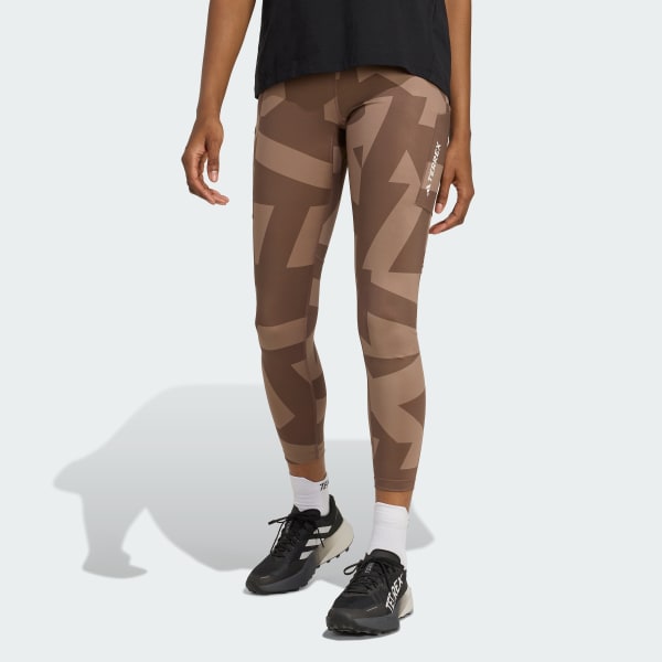 Brown Terrex Multi Leggings Printed