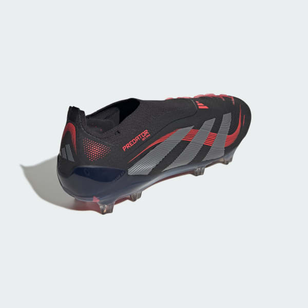 adidas Predator Elite Firm Ground Cleats - Black | Free