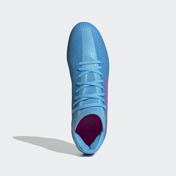 สีน้ำเงิน รองเท้าฟุตบอล X Speedflow.3 Firm Ground LSC21