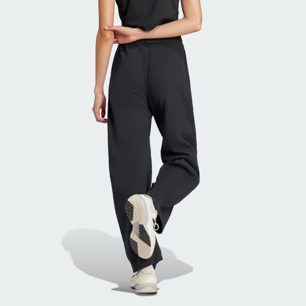 Siyah City Escape Doubleknit Barrel Eşofman Altı