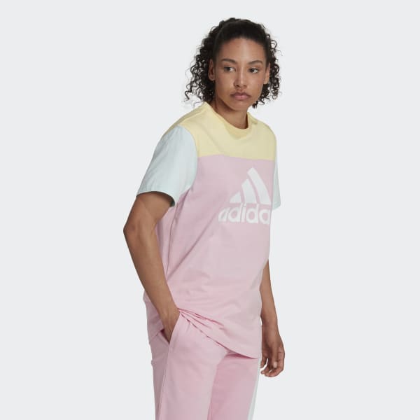 Rosa T-shirt Essentials Colorblock Logo TU382
