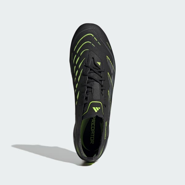 Zwart Predator Elite Firm Ground Voetbalschoenen