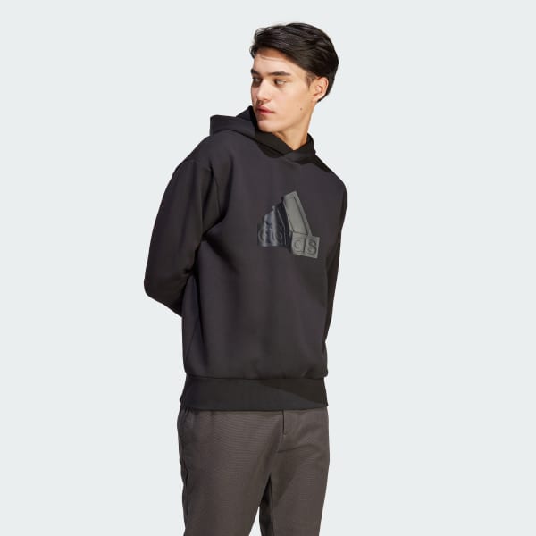 Black Future Icons Badge of Sport Hoodie