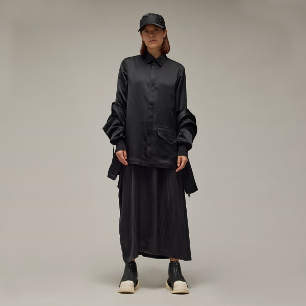 adidas Y-3 Tech Seersucker Shirt - Black | Women's Lifestyle | adidas US