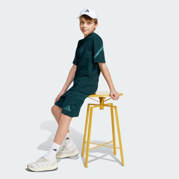 mau-xanh-la Quần Short adidas Z.N.E. Trẻ Em