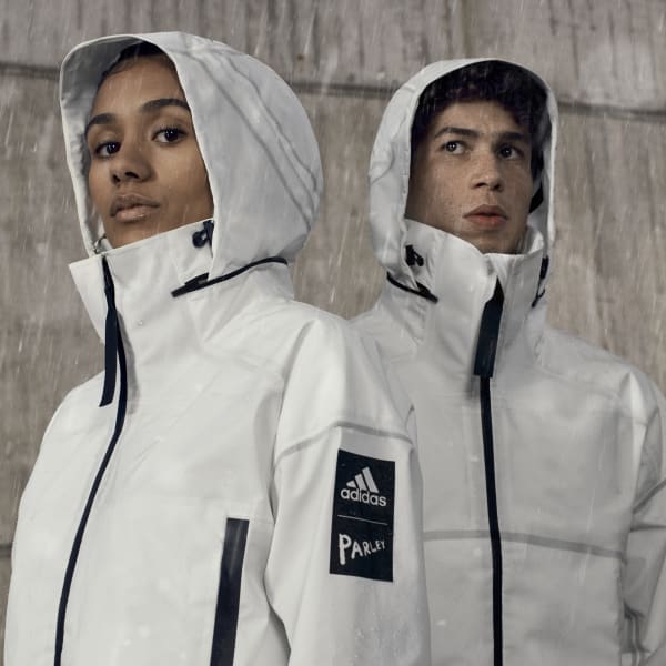 adidas MYSHELTER Parley RAIN.RDY Jakke Hvit | adidas Norway adidas MYSHELTER Parley RAIN.RDY Jakke Hvit | adidas Norway