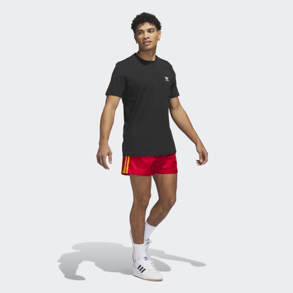 Adidas originals retro belgium 2024 football shorts in red