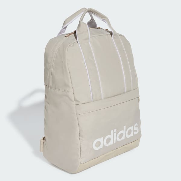 Beige Linear Essentials Backpack