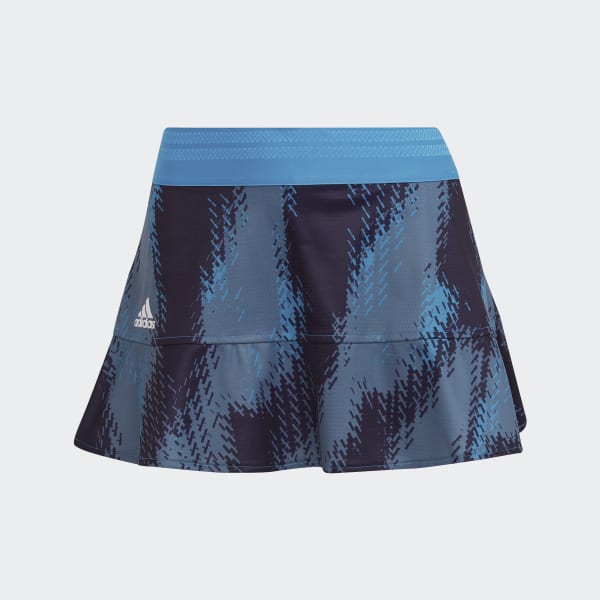 Turquoise Tennis Primeblue Printed Match Skirt JER21