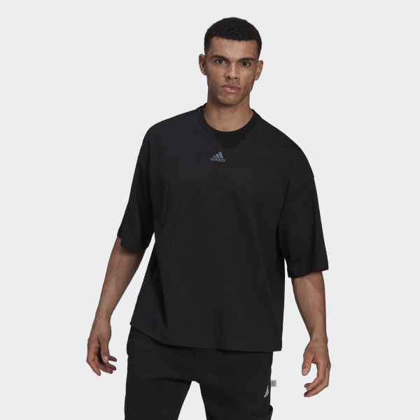 Black Formal Loose Tee TK032