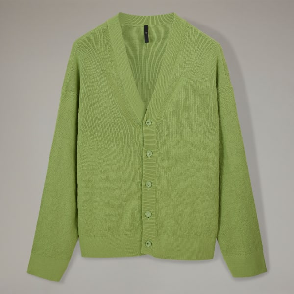 adidas Y-3 Knit Cardigan - Green | Free Shipping with