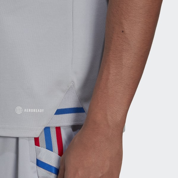 Szary Olympique Lyonnais Tiro 21 Training Polo Shirt IR416