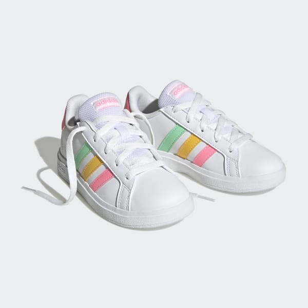 Weiss Grand Court Lifestyle Tennis Lace-Up Schuh