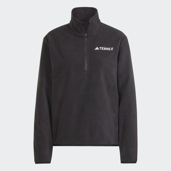 adidas Multi Essentials 1/2 Zip Fleece Jacket - Black | adidas Türkiye