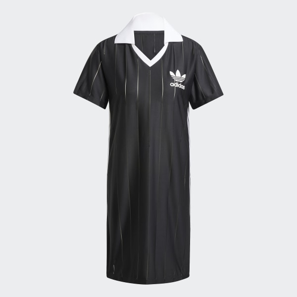 【adidas】アディダス パフォーマンスオリジナル3ストライプ ワンピース L adidas ワンピース アディカラー スリーストライプス ピン
