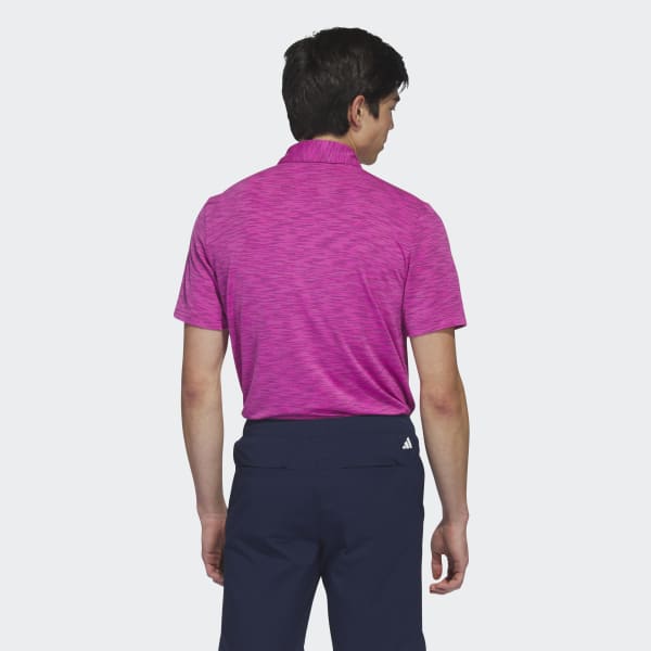 adidas Space Dye Golf Polo Shirt Pink adidas Canada