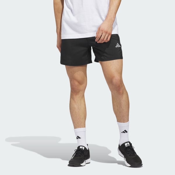Black Train Essentials Woven Training Shorts