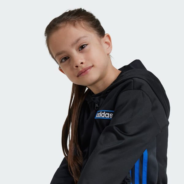 adidas Full Zip Hoodie Set Kids Black adidas UK