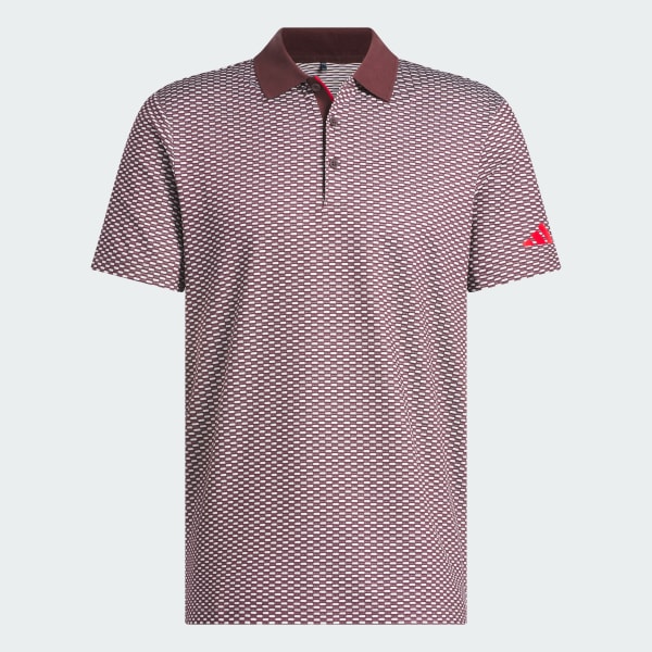 Burgundy Beyond Textured Polo Shirt