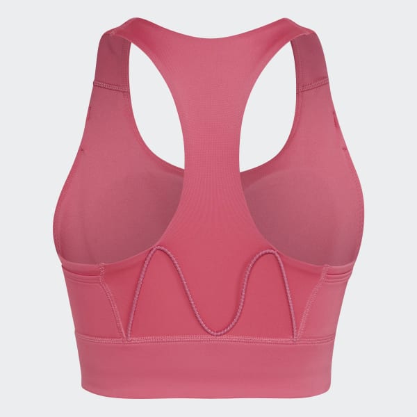 Pink Running Medium-Support Pocket Bra