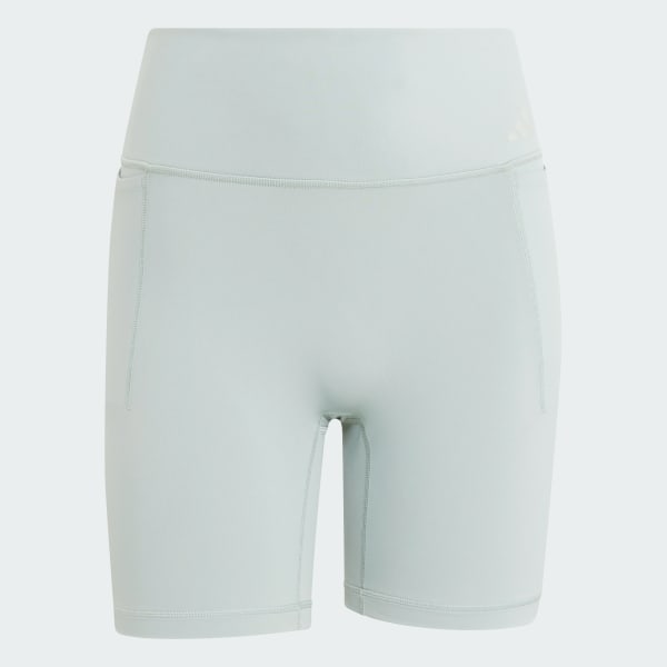 Green Optime Workout Short Leggings