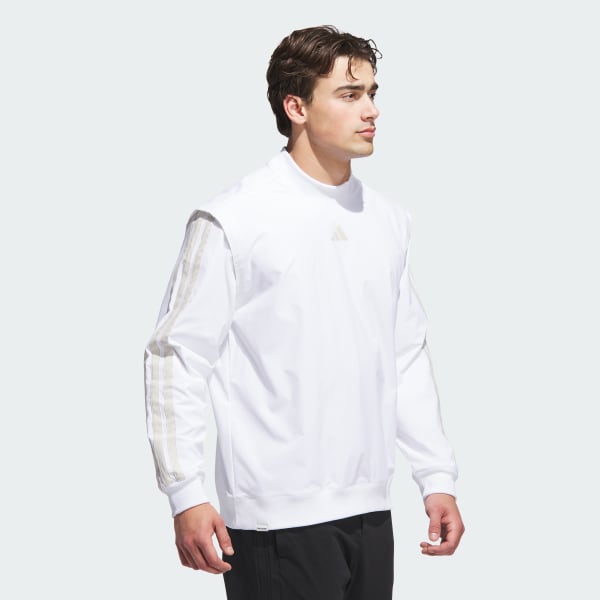 White Beyond The Course Twistweave Hybrid Loose 스웨트셔츠