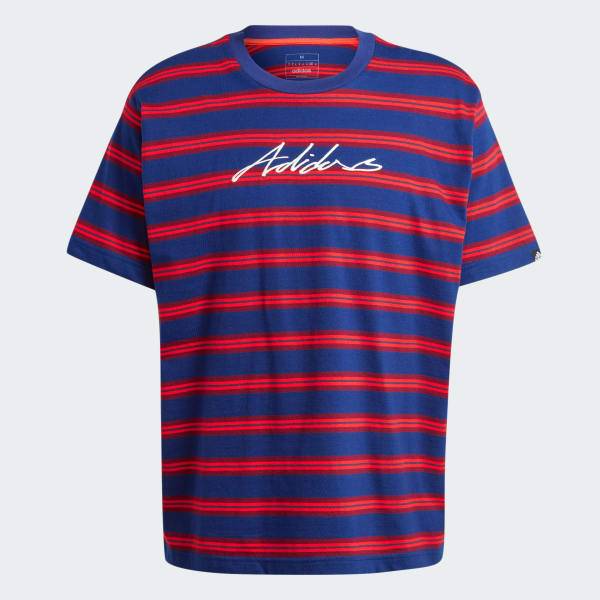 Blue Americana Striped Tee
