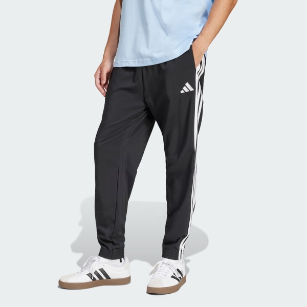 Negro Pantalón Essentials 3 Tiras Tejido