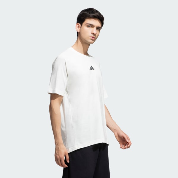 White adidas Sportswear Raglan Tee