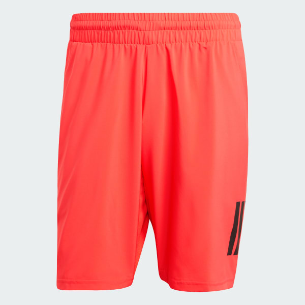 Rot Club Tennis Climacool 3-Streifen Shorts