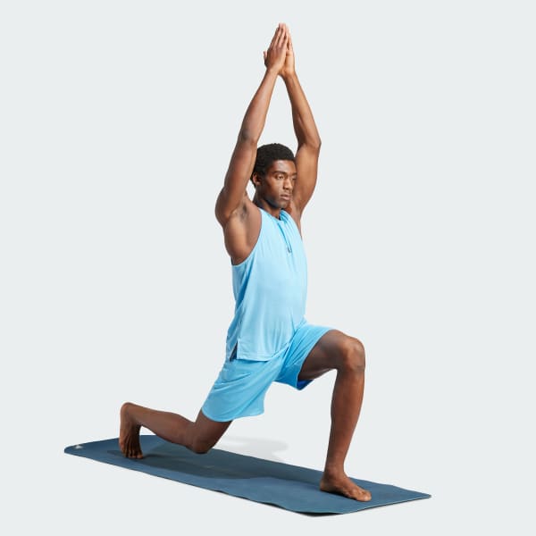 Blue Yoga Training Shorts